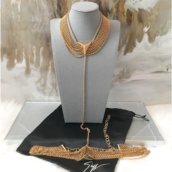 Giuseppe Zanotti | Jewelry | 795 Giuseppe Zanotti Gold Body Chain 